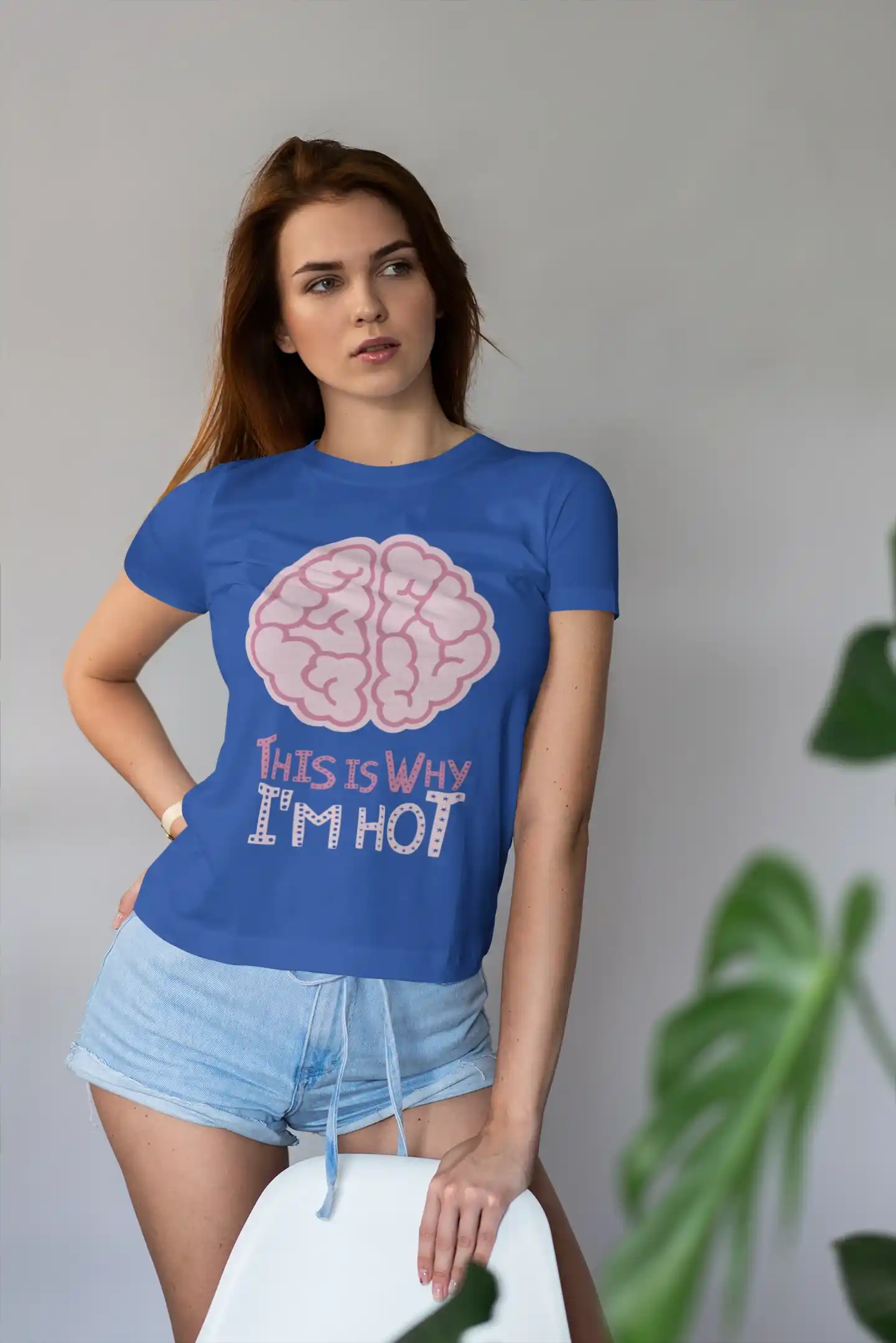 Camiseta "This is Why I'm Hot"Diseño de Cerebro
