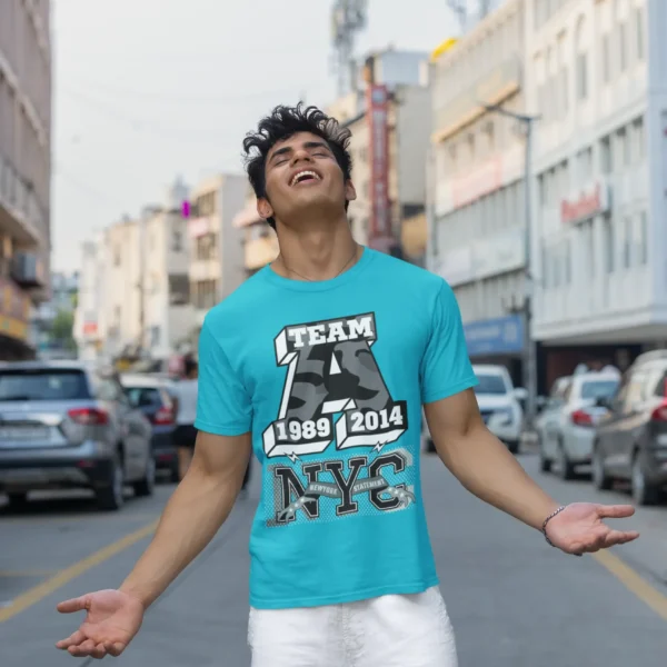 Camiseta de Equipo "Team NYC" Estilo Urbano