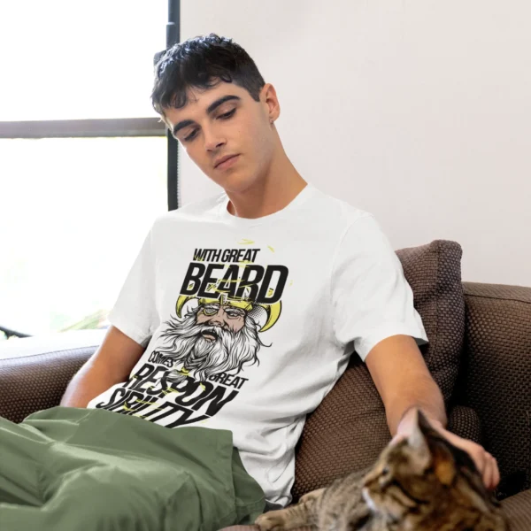 Camiseta de Vikingo con Barba "Great Beard"