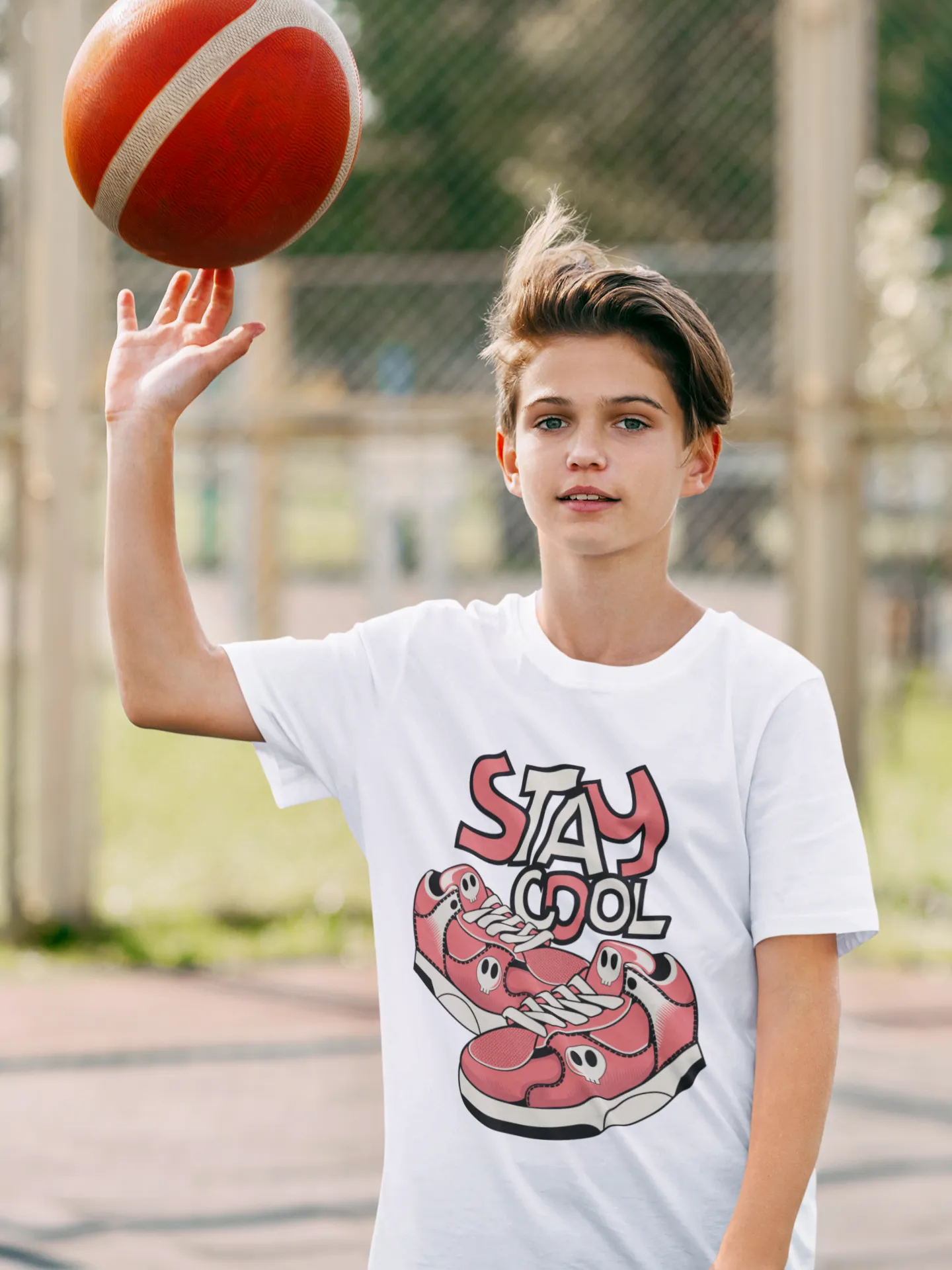 Camiseta con Zapatillas "Stay Cool"