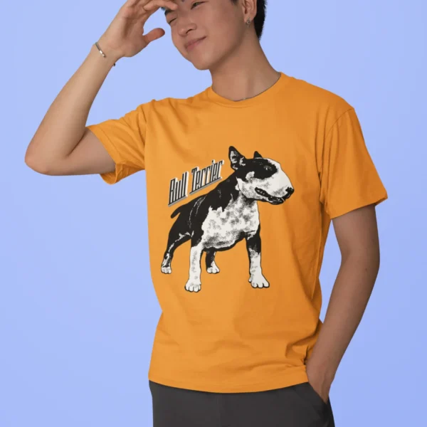 11125 Camiseta de Bull Terrier Estilo Vintage