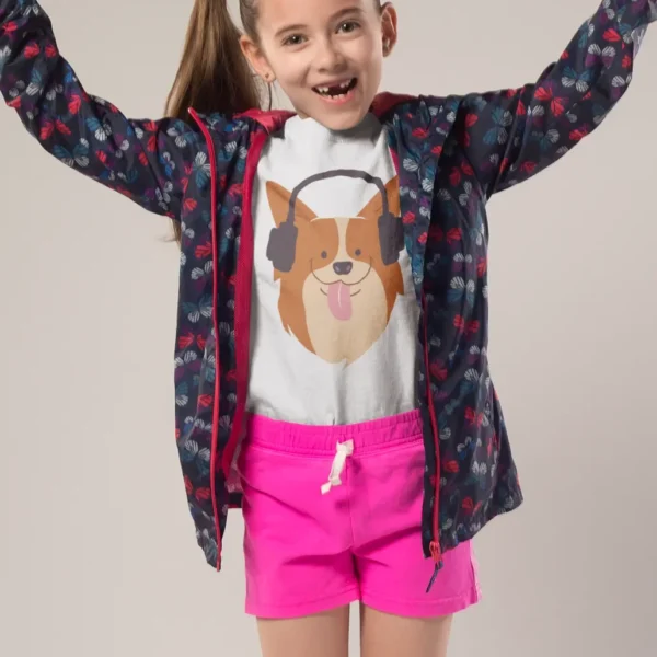 Camiseta Gráfica con Perro DJ - Diversión