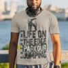 11226 Camiseta de Parkour "Life on the Edge Extreme"