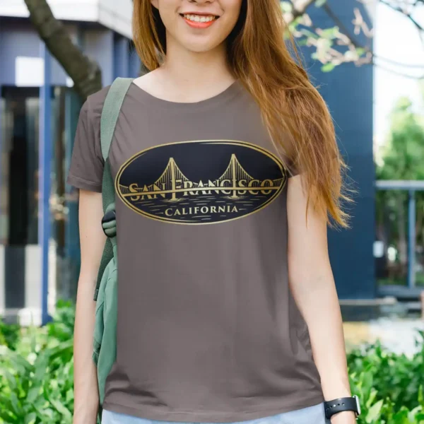 Camiseta "San Francisco California" para Mujer