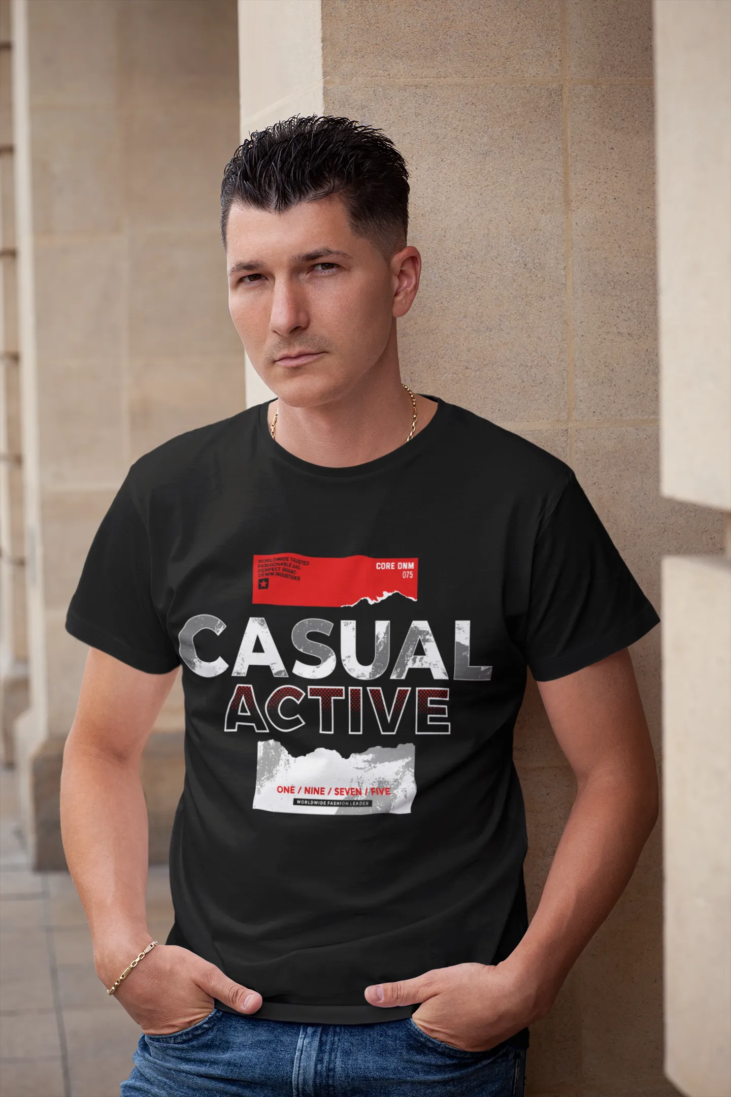 Camiseta de "Casual Active" Estilo Urbano