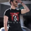 11299 Camiseta de Kanji "Home" con Templo Japonés