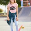 Camiseta 'Super Girl' con parche y corona