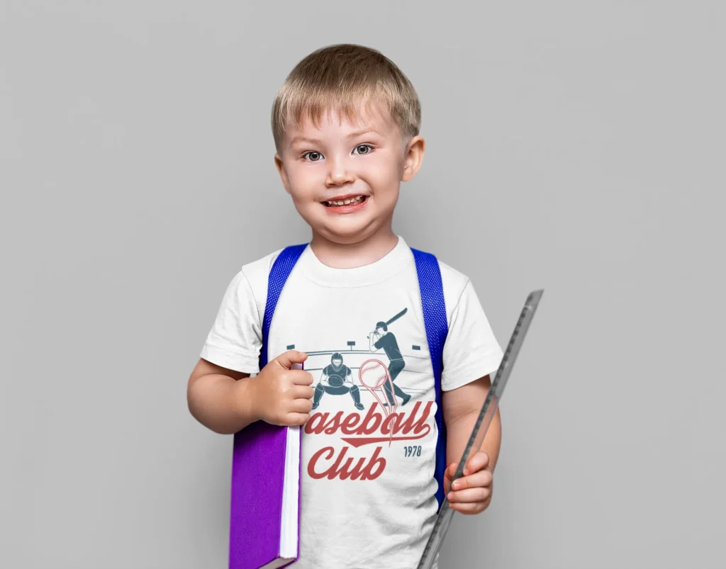 Camiseta de Béisbol "Baseball Club" para Niños