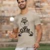 11329 Camiseta de Panda Culturista "GYM"