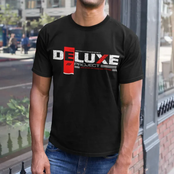 Camiseta de "Deluxe Project" con Estilo Urbano