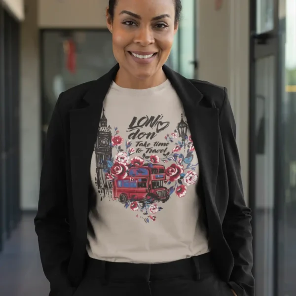 "Camiseta 'Take Time to Travel' Inspirador