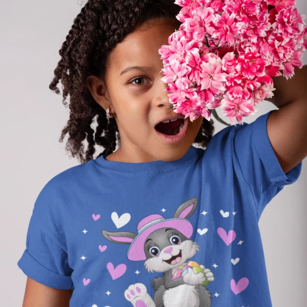 Camiseta 'Happy Bunny' con conejo