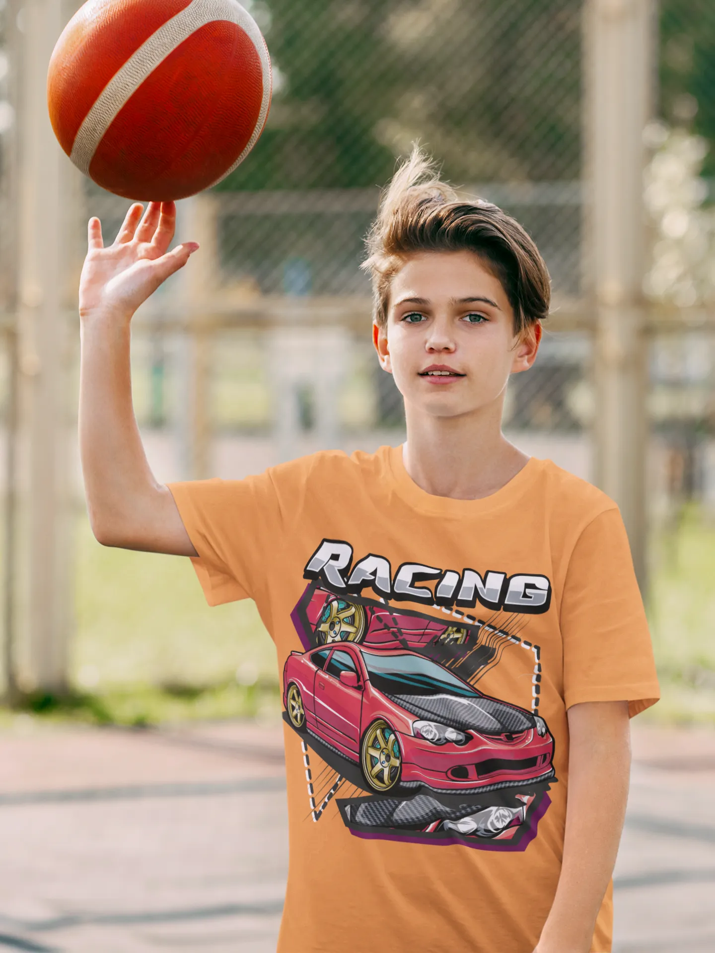 Camiseta de Coche Deportivo de Carreras