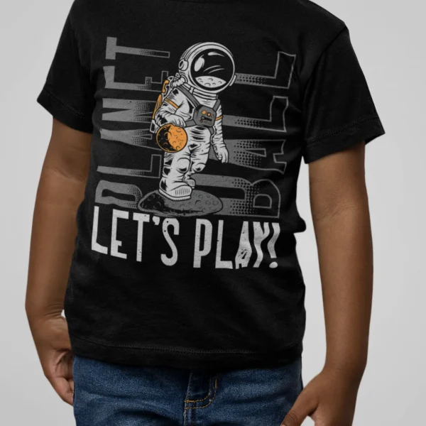 Camiseta de Astronauta "Let's Play!" para Niños