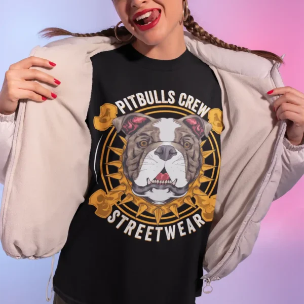 Camiseta "Pitbulls Crew Streetwear" Urbano