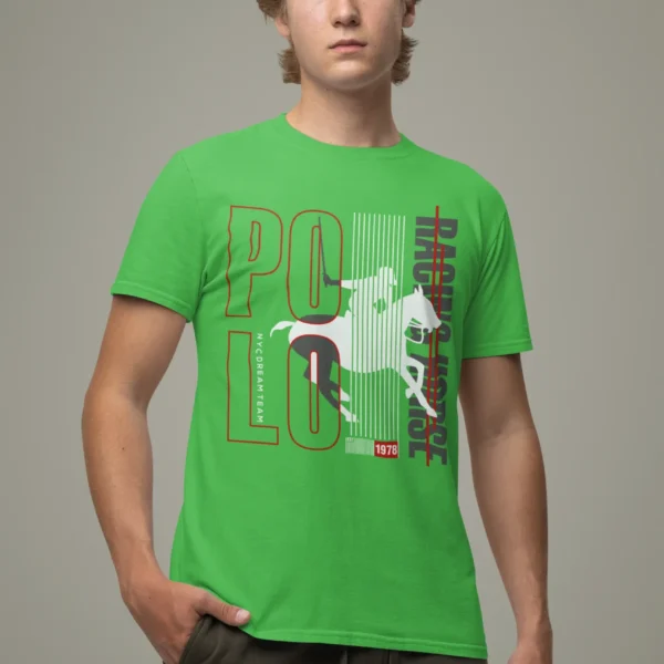 Camiseta Polo - Estilo Racing Team de Caballos