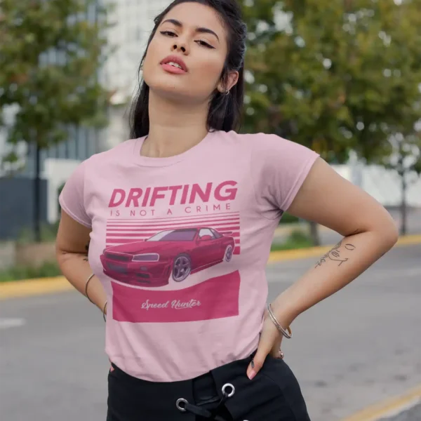 Camiseta Auto "Drifting Is Not A Crime"