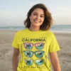 Camiseta California Gafas de Sol y Palmeras