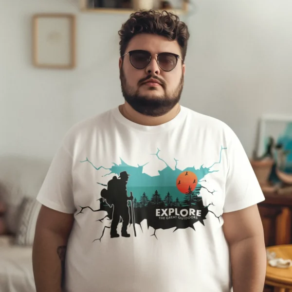 Camiseta "Explore" - Estilo Outdoor y Aventura