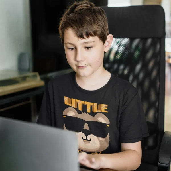 Camiseta Little Bear Oso Gafas Cool