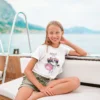 11549 Camiseta 'Because I'm Cool' con jirafa y chicle