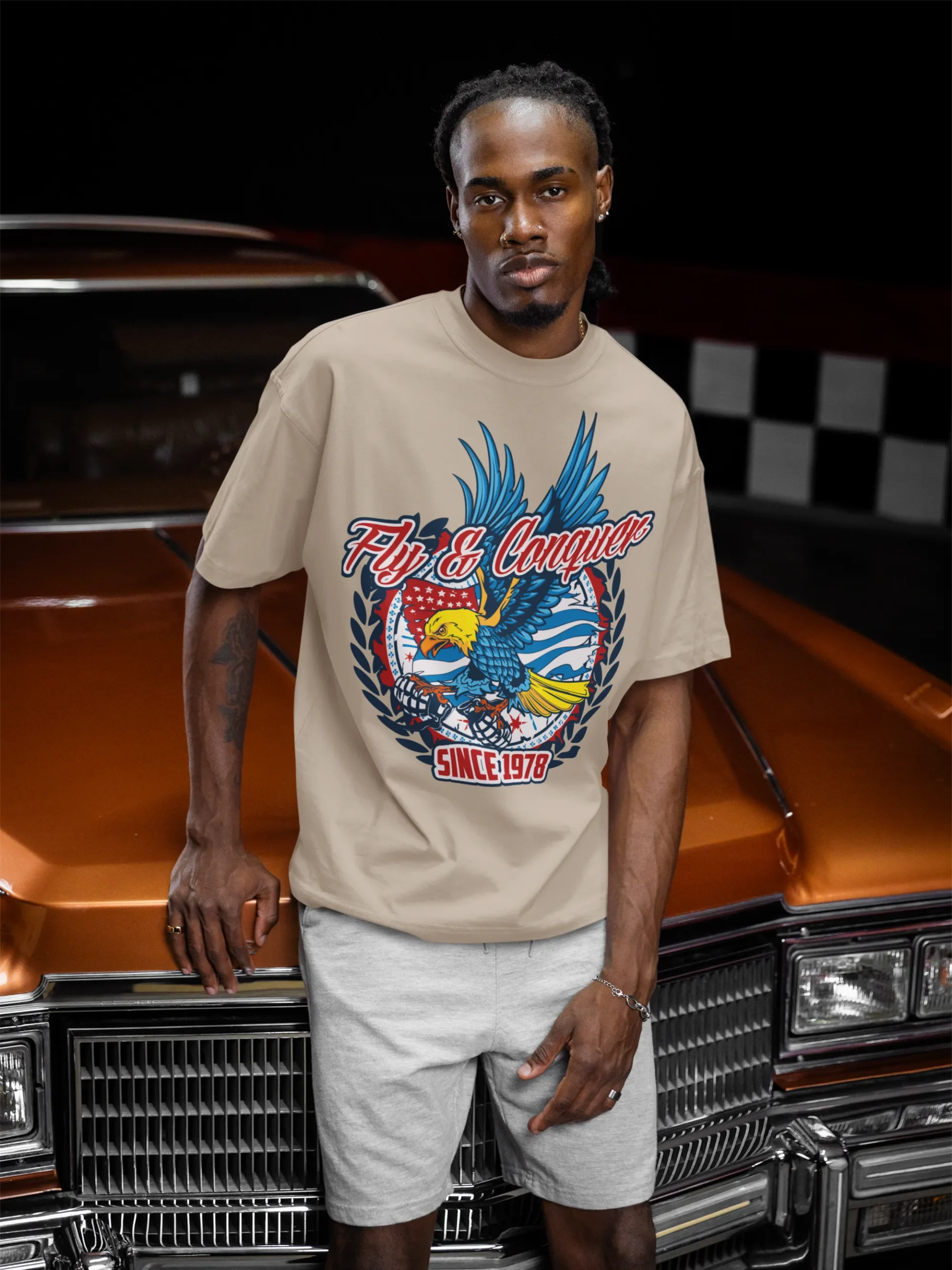 Oversize Águila "Fly & Conquer" Americano