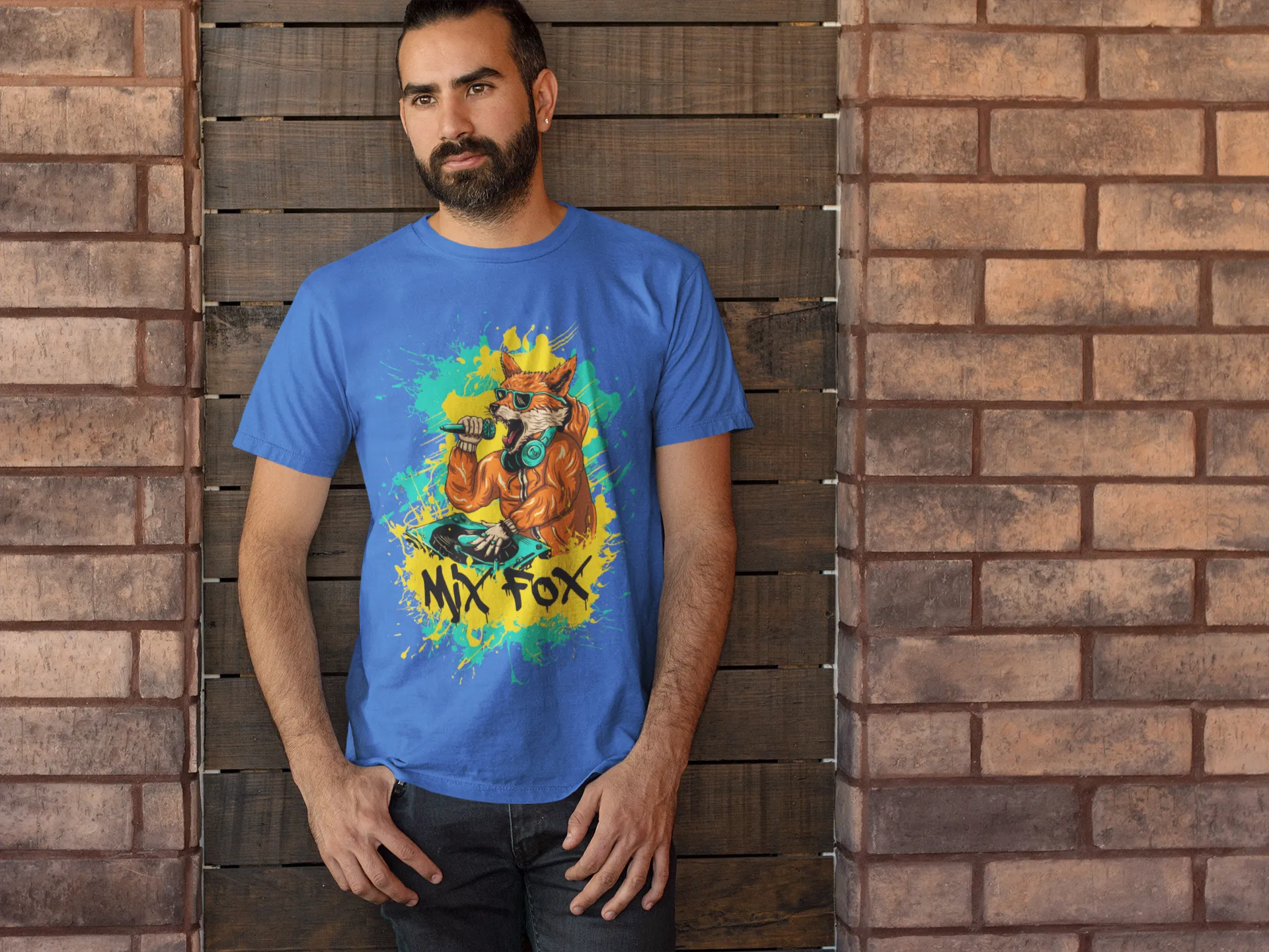 Camiseta "Mix Fox" - Musical y Creativo