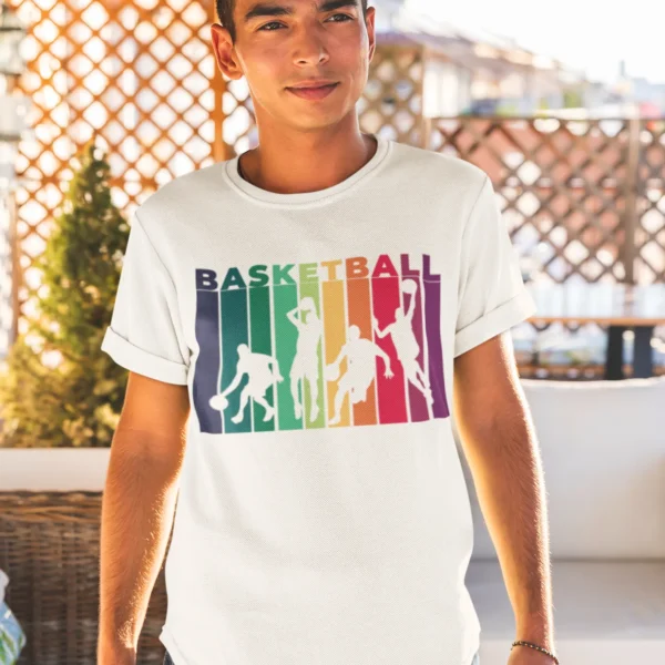 Camiseta Baloncesto - Rayas de Colores