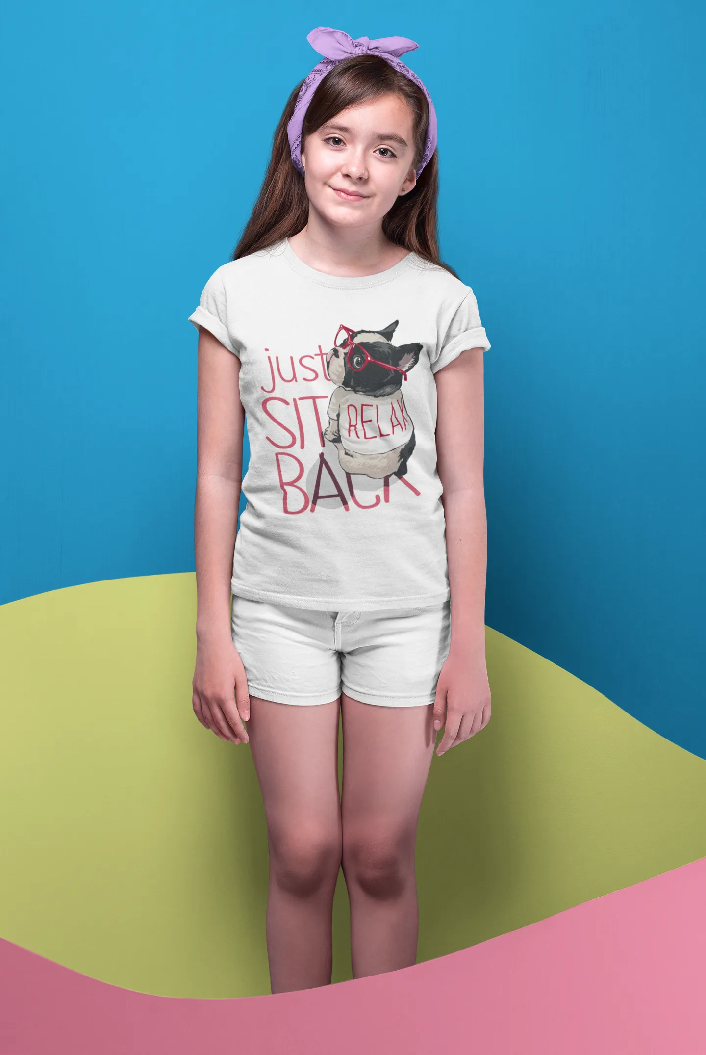 Camiseta perro divertido y frase motivadora