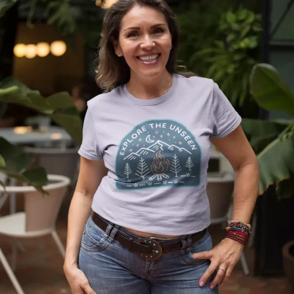 Camiseta 'Explore the Unseen' Naturaleza