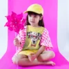 Camiseta con Dálmata y Gafas para Niñas