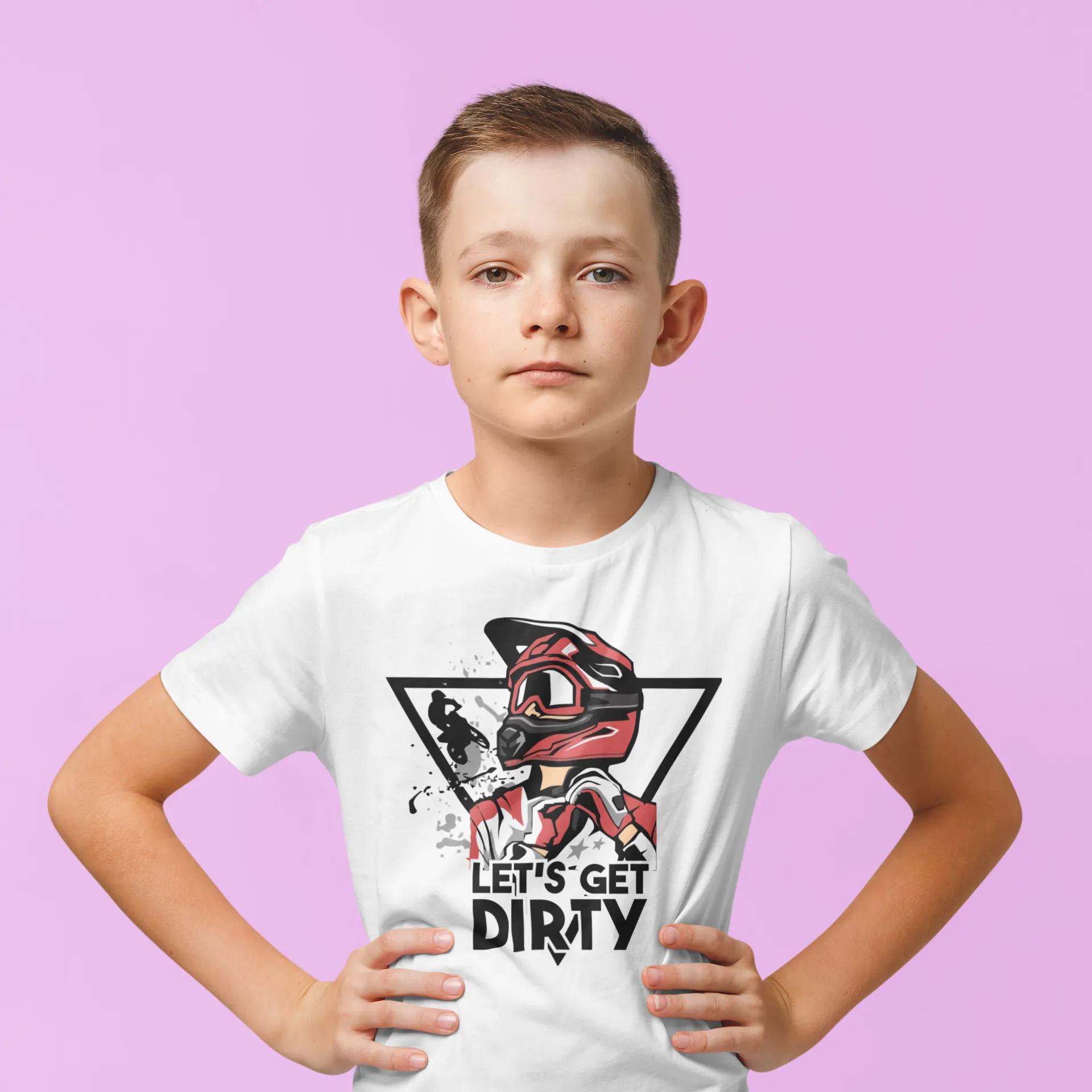 Camiseta Motocross "Let's Get Dirty" Aventura