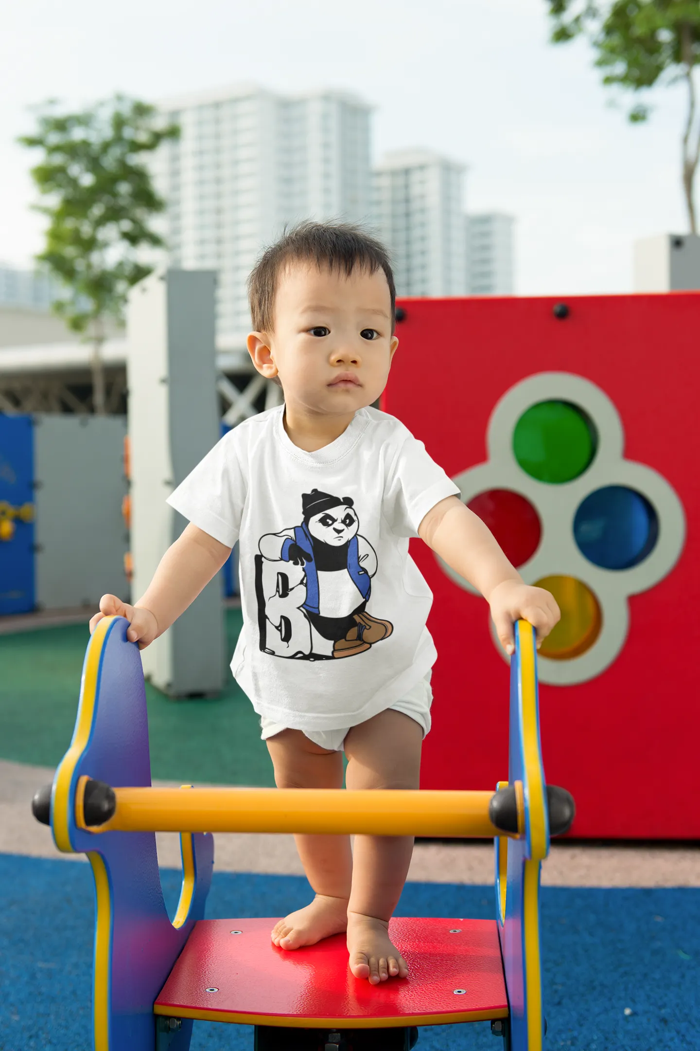 Camiseta Panda Urbano Back To School Backpack