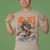 Camiseta Sushi Dragón - Estilo Japonés y Cómico