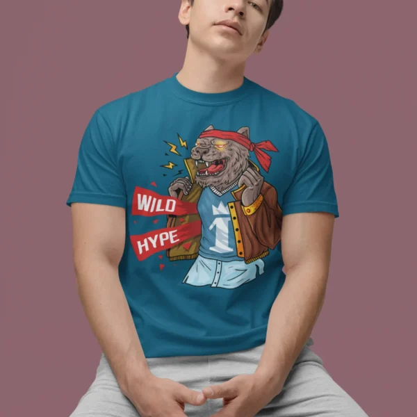 Camiseta "Wild Hype" - Estilo Urbano y Atrevido