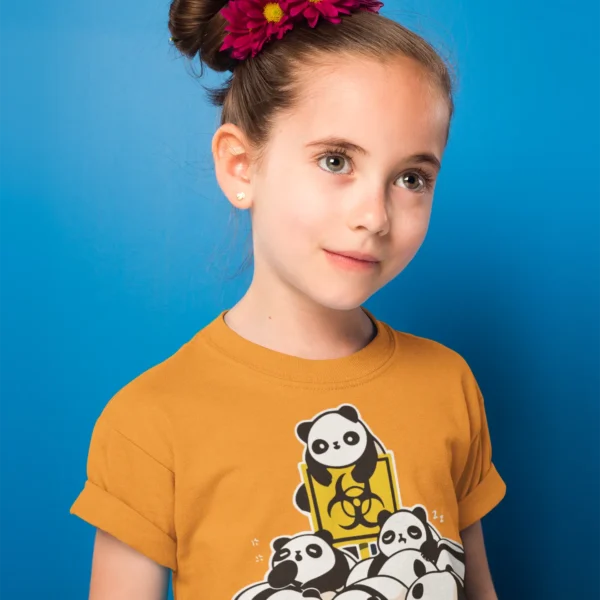 Camiseta de Pandas "Pandemic" Signo de Riesgo