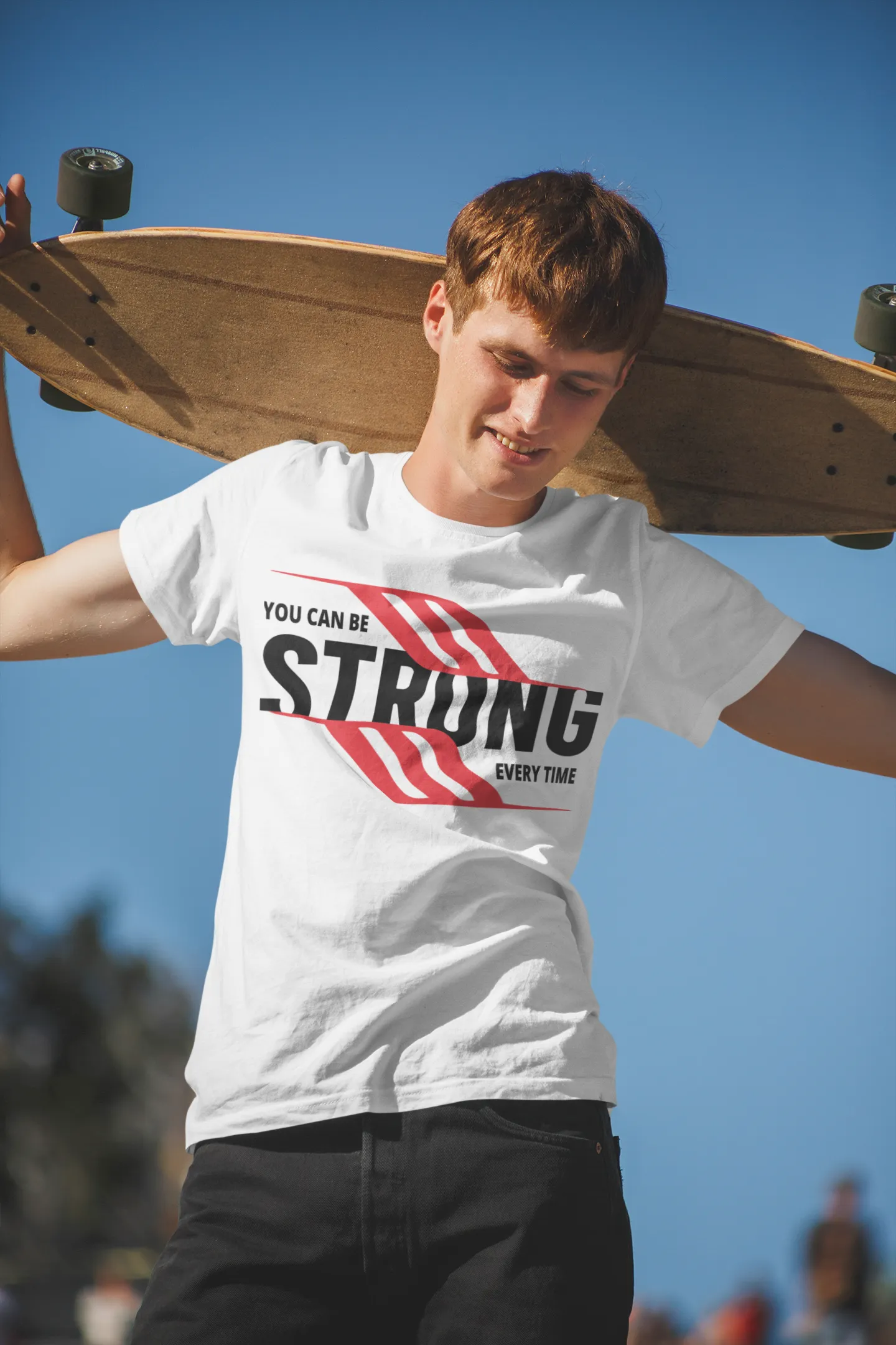 Camiseta "You Can Be Strong" Estilo Deportivo