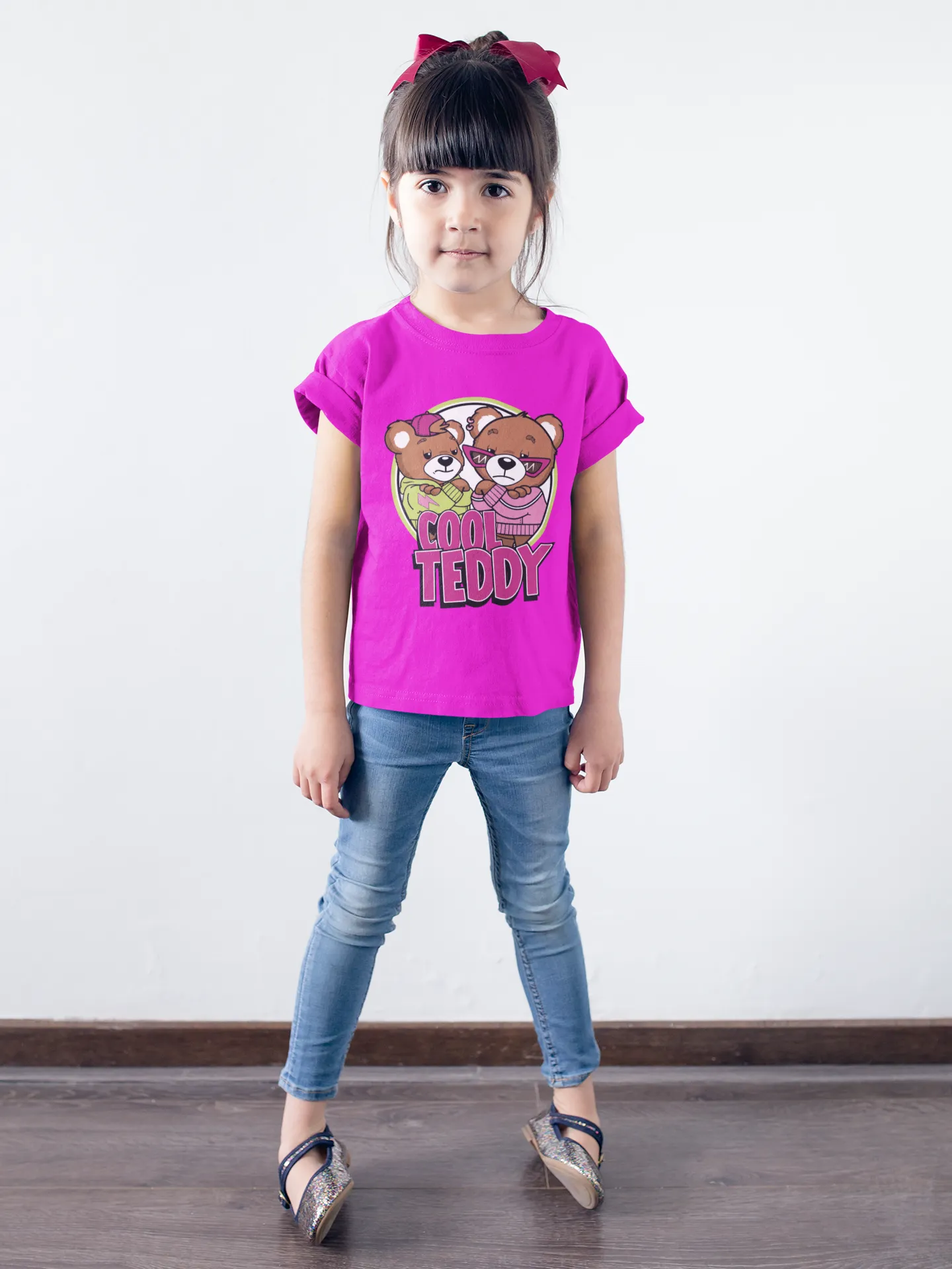 Camiseta de Osos "Cool Teddy" para Niñas