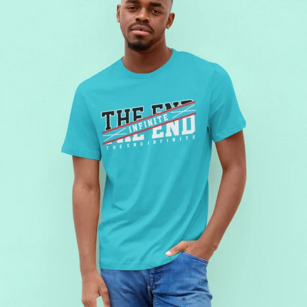 Camiseta "The End is Infinite" Minimalista