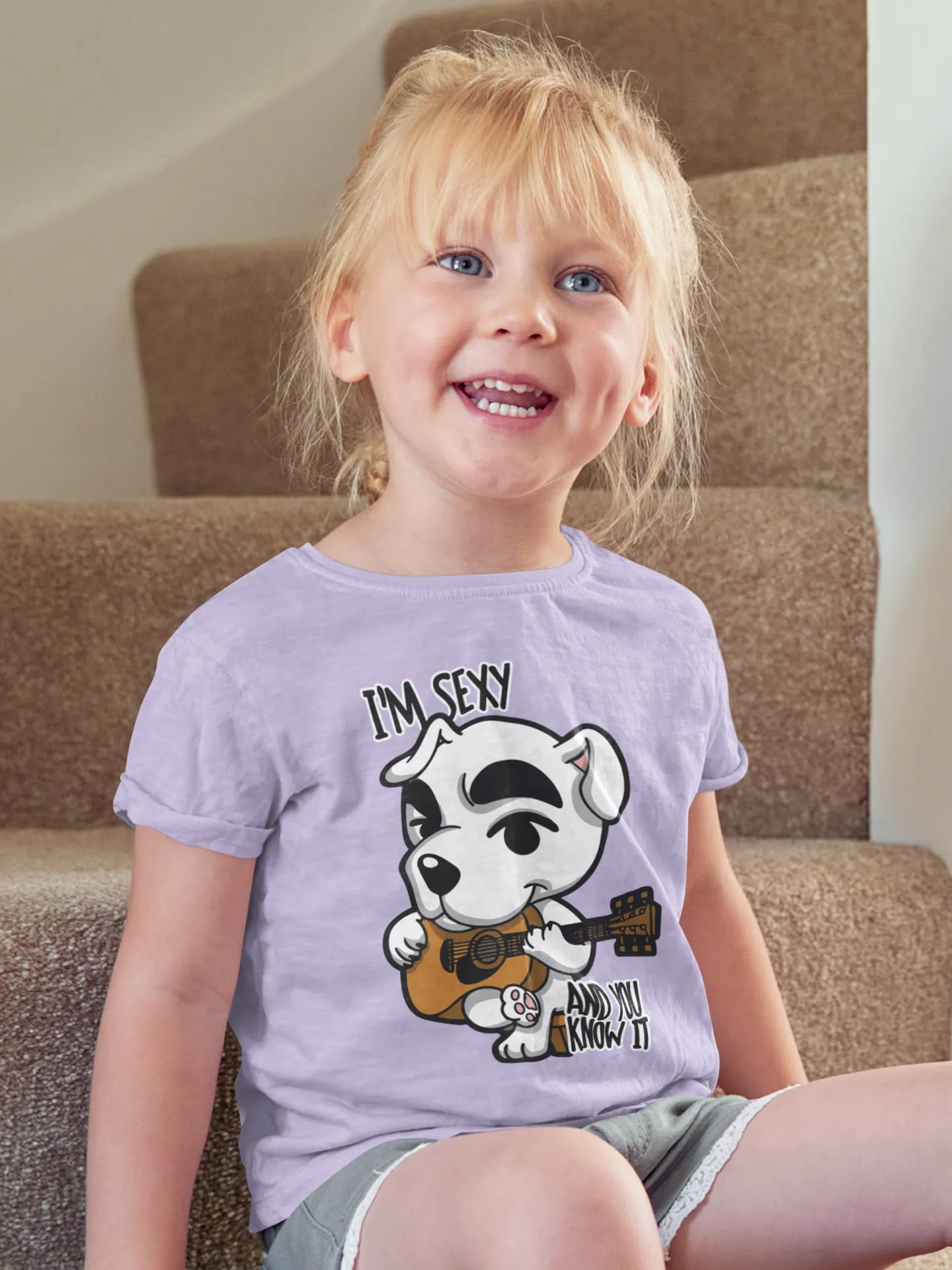 Camiseta de Perro con Guitarra "I'm Sexy"