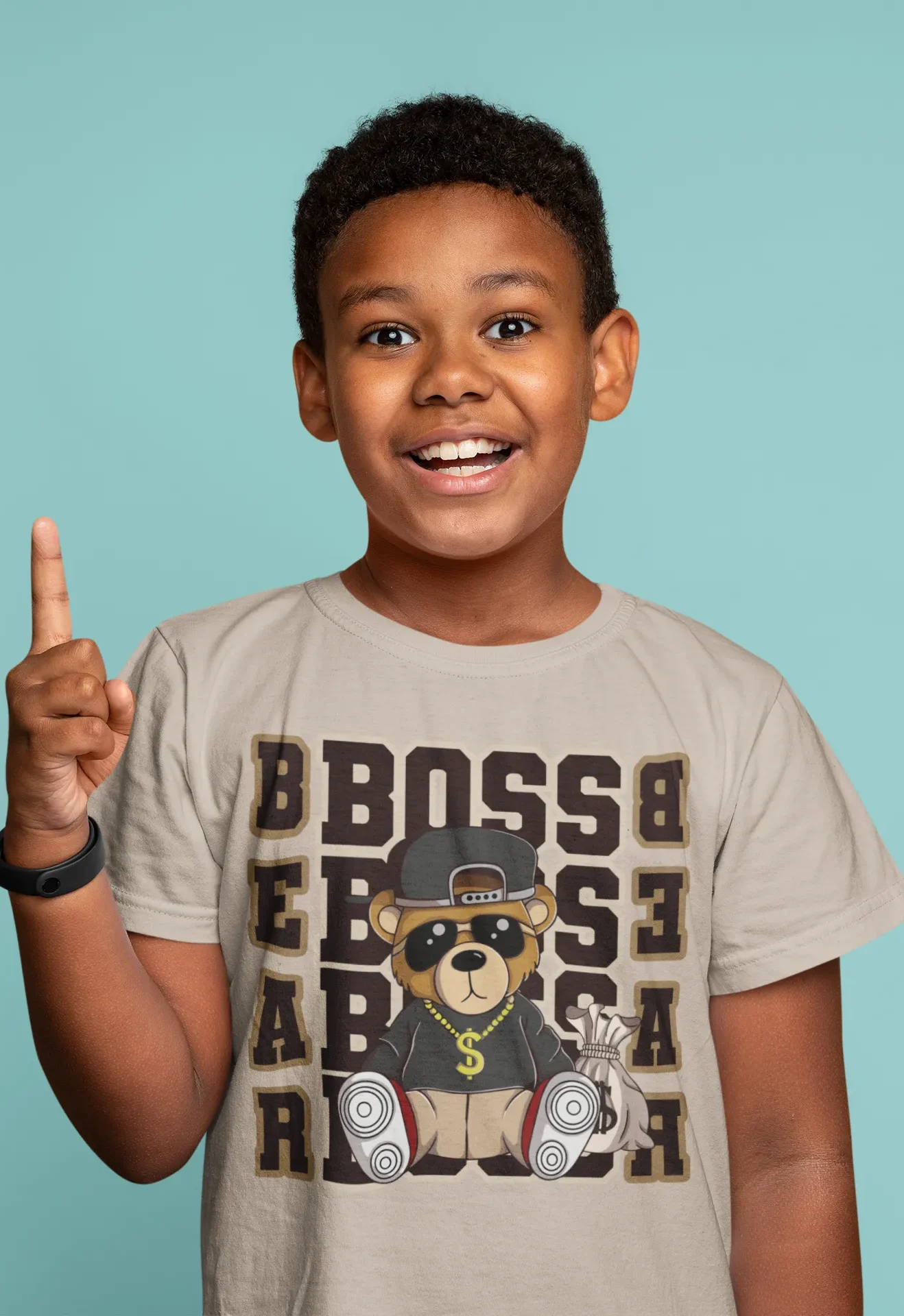 Camiseta Oso Boss Gangster Estilo Urbano