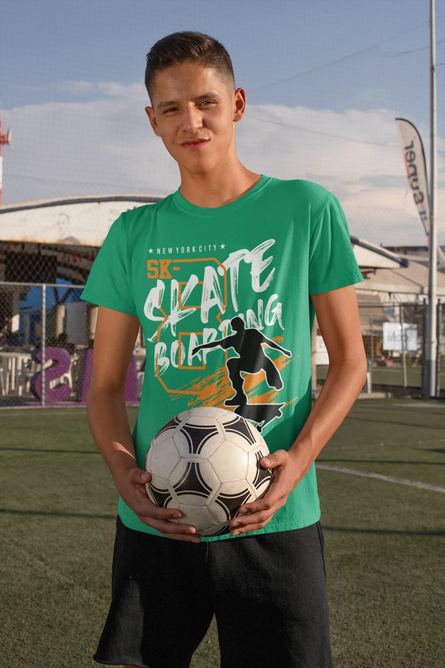 Camiseta Skateboard Skater New York City
