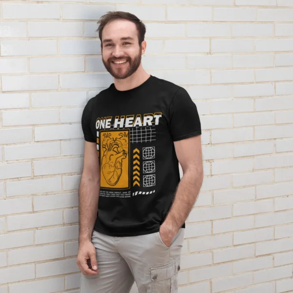 Camiseta "One Heart" - Diseño Anatómico