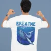 Oversize Ballena "Breathe" Océano Relajante