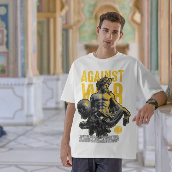 Oversize Mitología Griega Against War Estilo