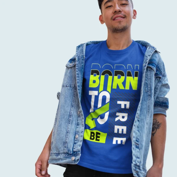 Camiseta "Born To Be Free" - Estilo Freestyle
