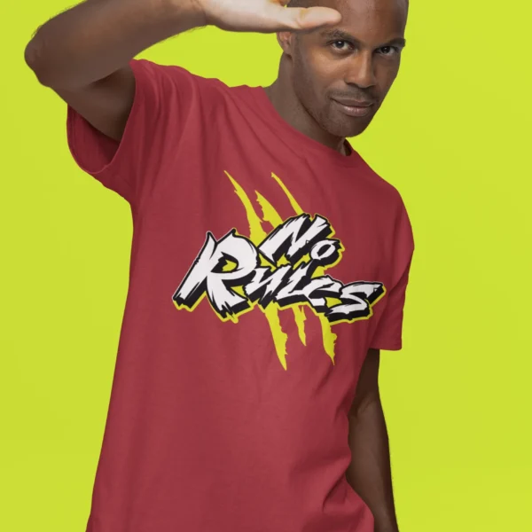 Camiseta "No Rules" - Estilo Rebelde