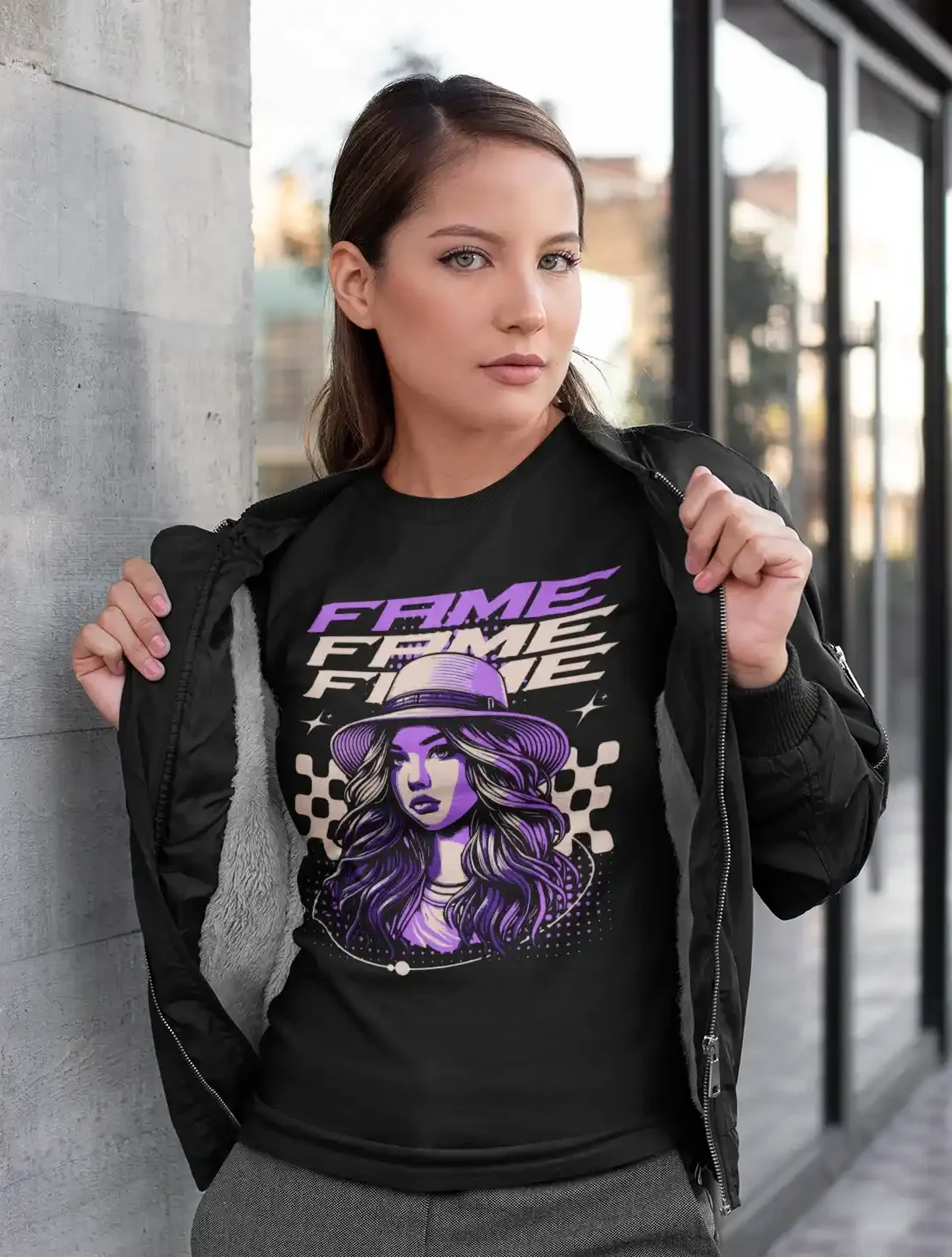 Camiseta 'Fame' | Diseño Retro y Estilo Pop Art