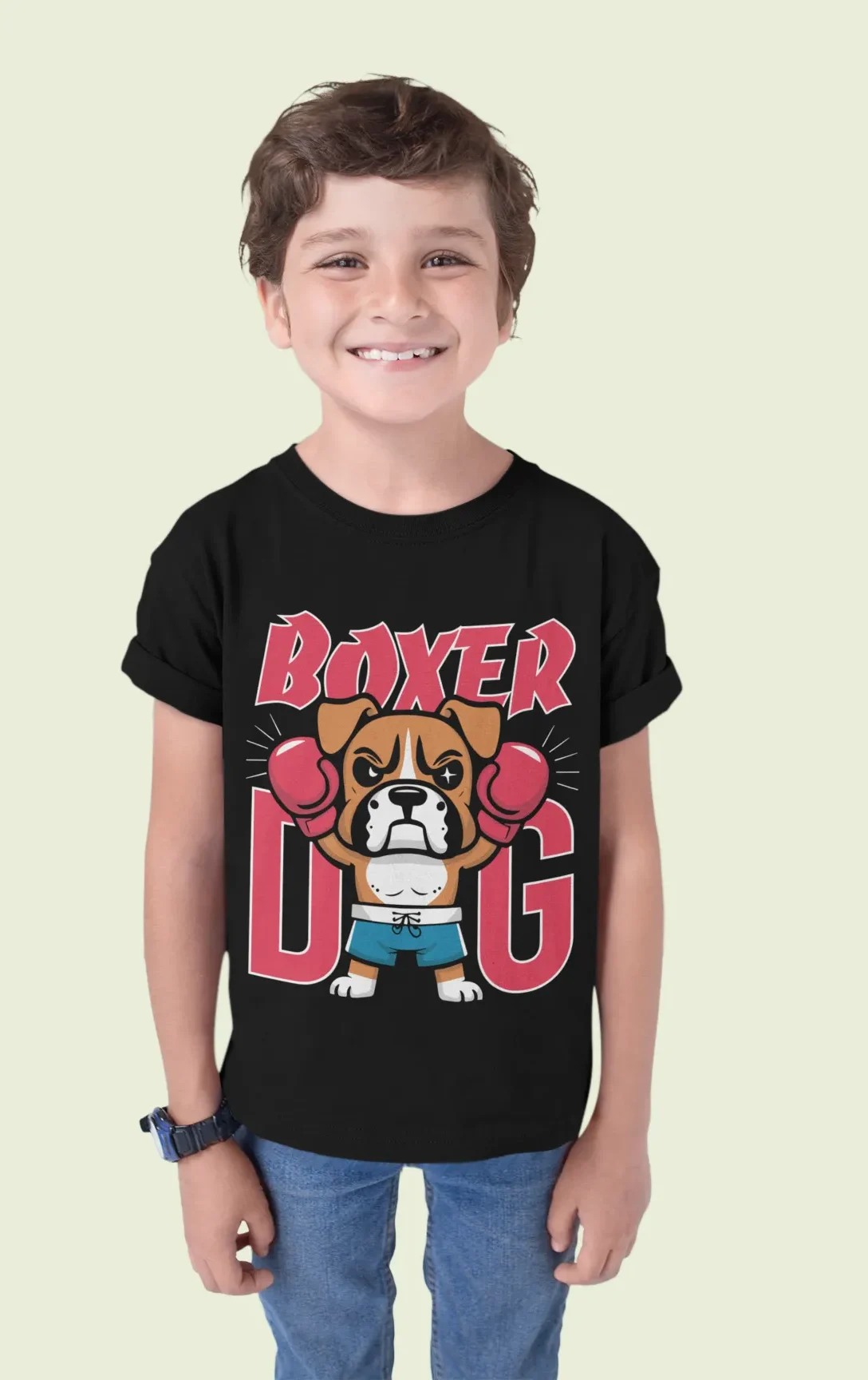 Camiseta Perro Boxeador Animales Divertidos