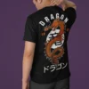 Camiseta Dragón Japonés - Diseño Único